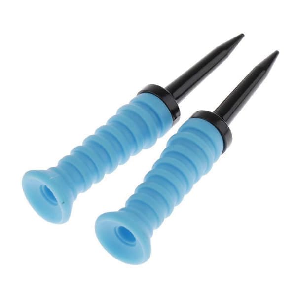 2-pack golfpeggar i plast - Golfsportträning 82mm - Blandad blå Blue