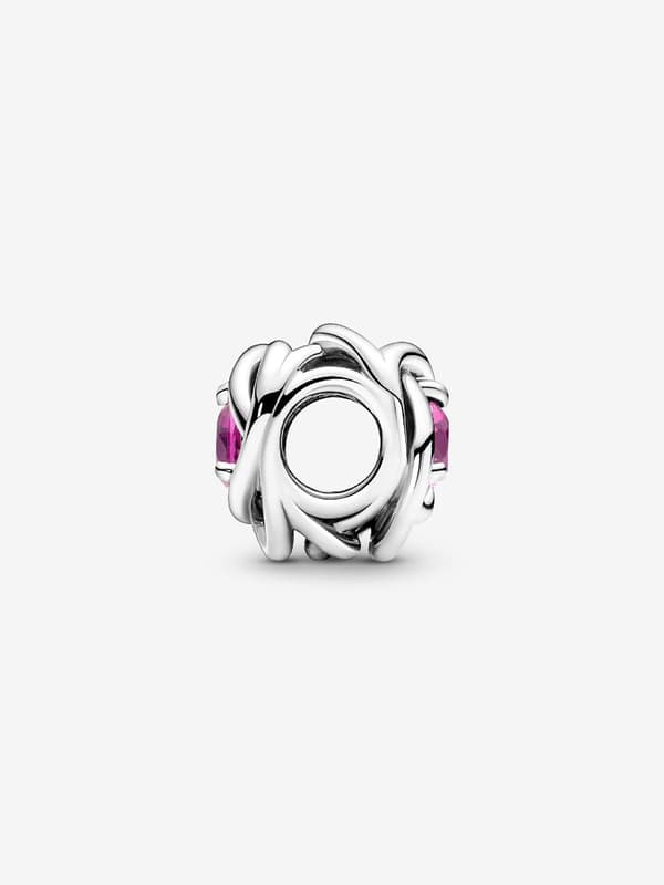 - October Pink Eternity Circle -riipus - Sterlinghopea