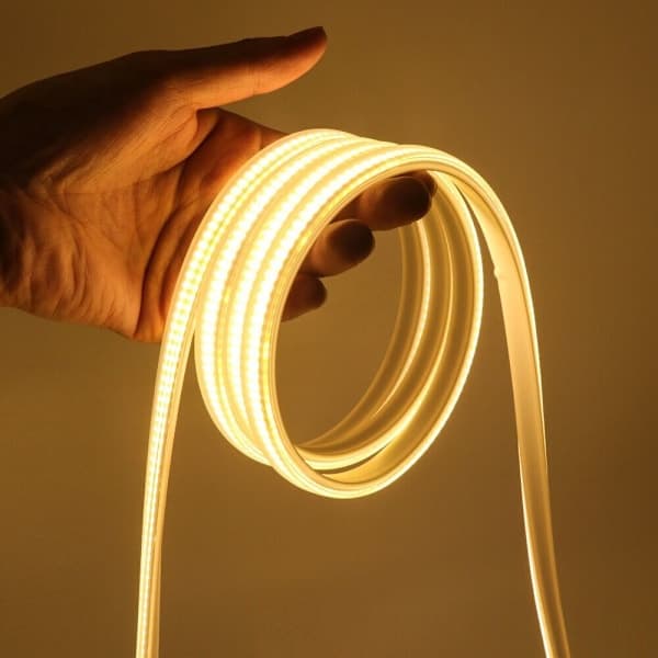 LED Strip Light 220V COB VARMVIT varmvit warm white