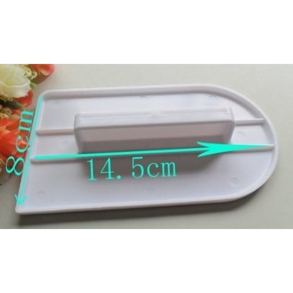 2 st Fondant Smoothing Tool Tårtdekoration Slät polerare 14,5 x 8 cm