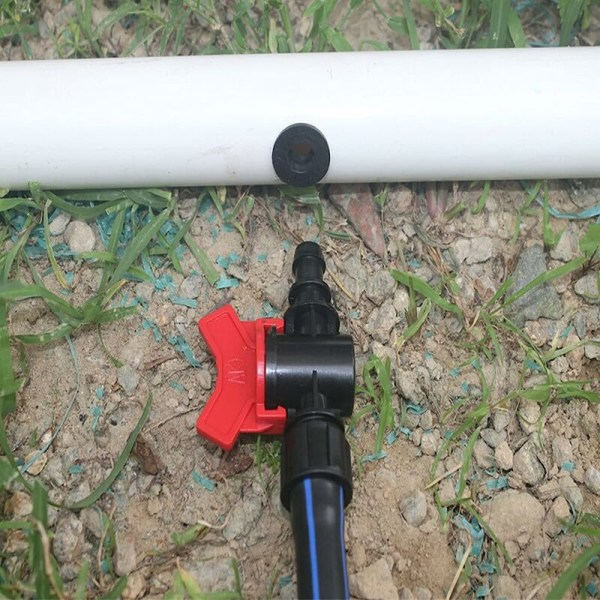 10 stk. dryppslangekoblinger, hannmuffer, dryppslangekoblinger - 16 doble muffeventiler