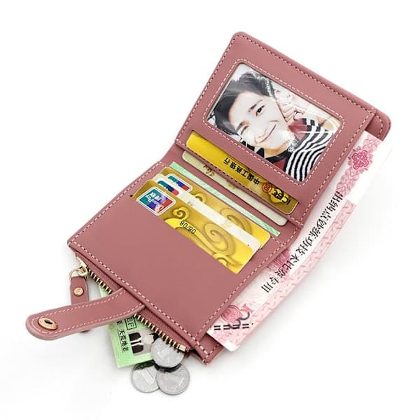 Lille pung Bifold kortholder SORT