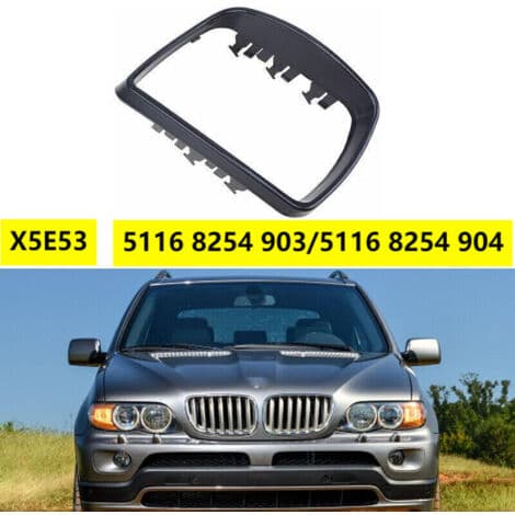 Erstatningsramme for venstre sidespeil til BMW E53 X5 2000-2006