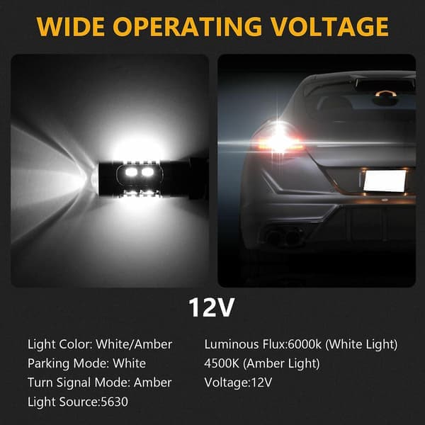 Par 3157 3156 LED Blinkers Switchback Vit Gul
