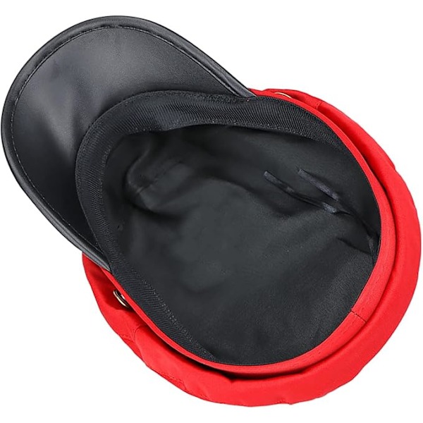 Klassisk Tweed Plaid Newsboy Cap til Kvinder, Klassisk Cabbie Beret Hat, Vintermodehat til Teenagere, Justerbar 55-57cm