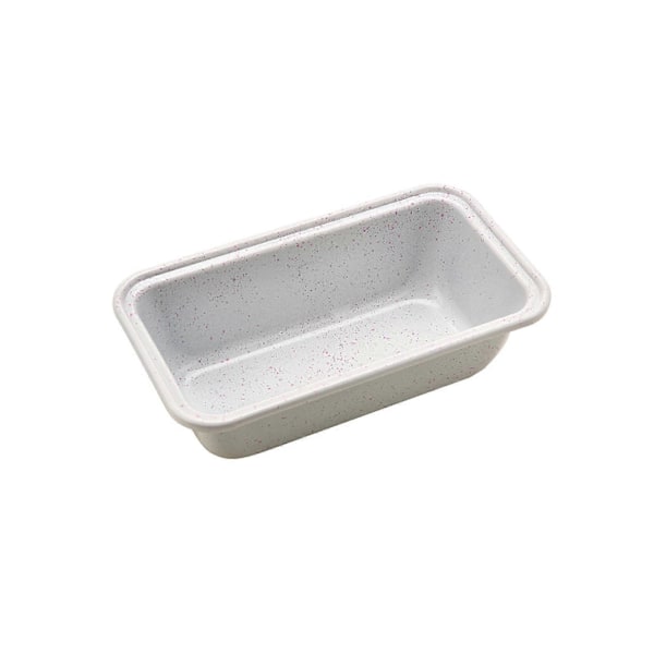 JiKaiX Kageform Fødevaregodkendt Låsende Brødform Varmebestandig Non-stick Bagepladeform til Hjemmekøkken Bageri White B
