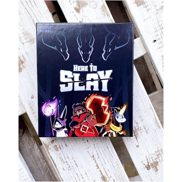 Yksisarviset | Here To Slay | Korttipeli | Ikä 14+ | 2-6 Pelaajaa | 15-90 Minuuttia Peliaikaa