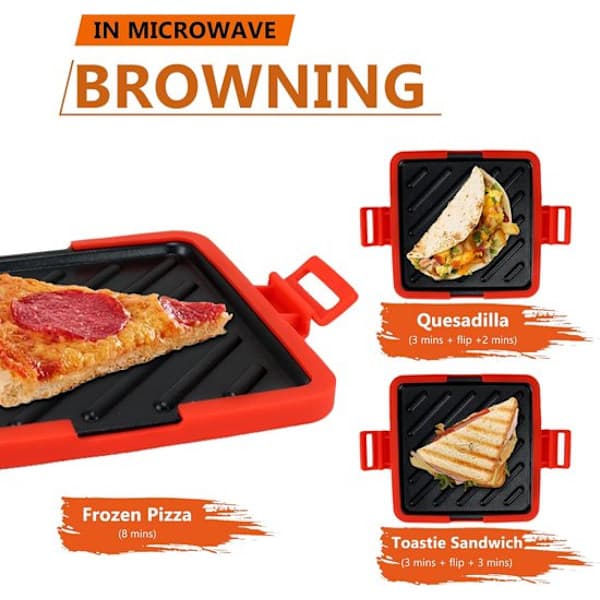 Toast sandwich maker, mikroovnstoaster, multifunktionel minitoaster