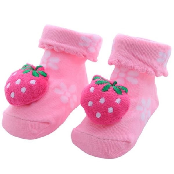 4-pack strumpor för flickbebisar 0-12 månader - Modell - Flerfärgad - Rosa - Baby - Flicka