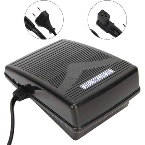 Singer 974 Symaskinsfotpedal – 220V Strömkabel – Elektronisk design med hastighetskontroll