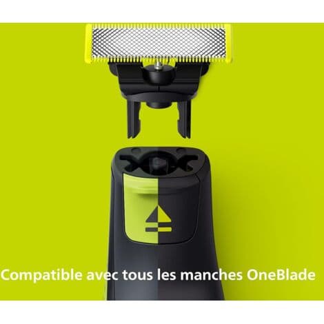 Kompatibel med OneBlade - Erstatningsblade til OneBlade elektrisk shaver/trimmer, holdbart rustfrit stål, til trimning, styling og barbering, 5 stk.