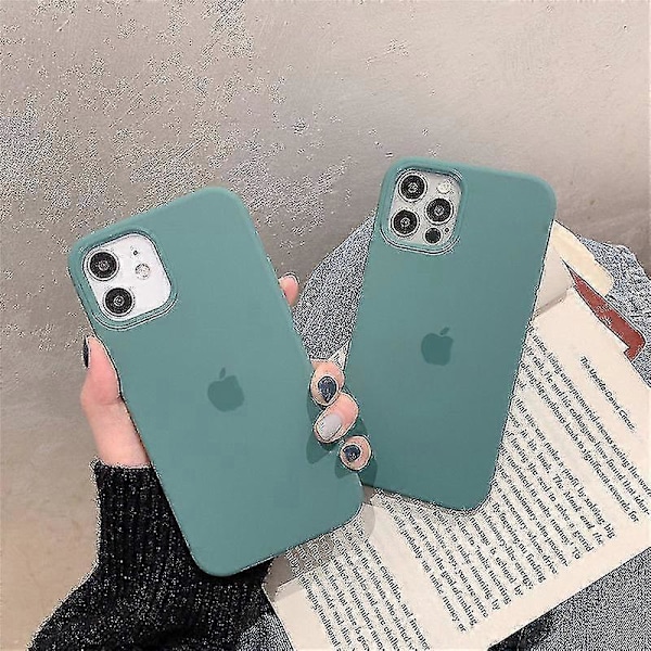 Silikonskal för iPhone 13 Dark Green