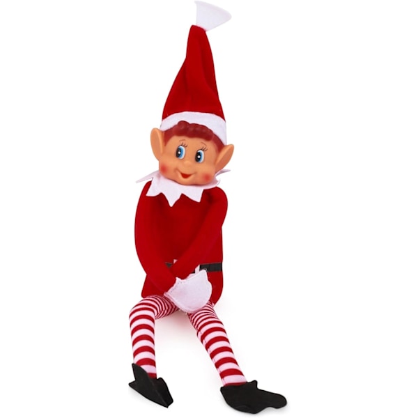 12 tommer langbenet blød krop vinyl ansigtsnisse med hat ELLER Lav din egen 12 tommer nisse (12 TOMMER NISSE)