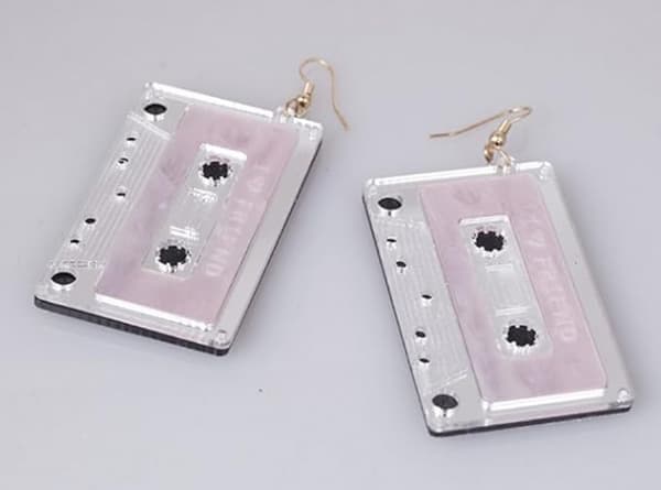 Søde og smukke tape-dangle øreringe