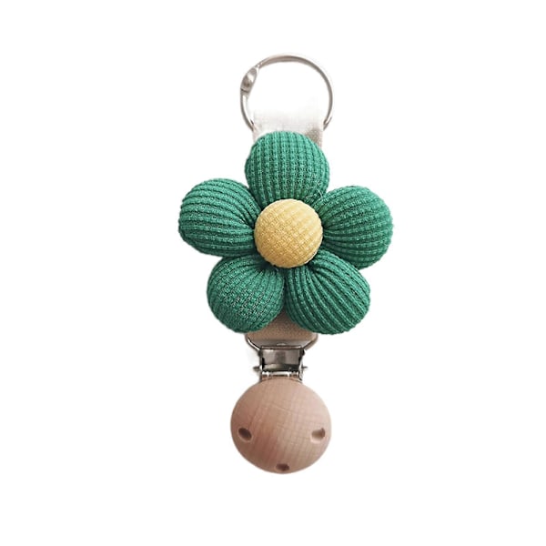 Tyylikäs Kukkahattu Klipsi Kätevä Kukkahattu Klipsi Matkatarvike Käytännöllinen Kukkahattu Pidike Sopii Hattuun ja Laukkuun Apricot with green f