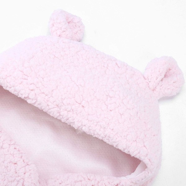 Inslagningfilt - Nyfödd Spädbarn Baby Pojke Flicka Inslagning, Sovsäck Filt, Fotograferingstillbehör, 0-12 Månader (Färg : Rosa)