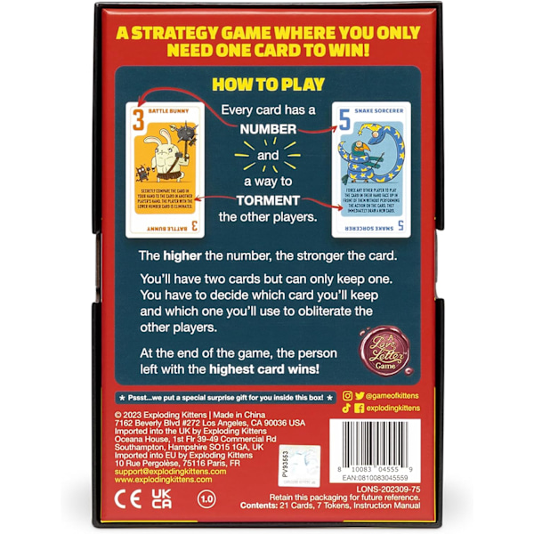 Power Hungry Pets 2-6 Spillere - Alder 7+ - 15 Minutter Spilletid - Strategisk og Enkelt Kortspill - Ideelt for Fest, Familie Spillkveld, Barn og Voksne