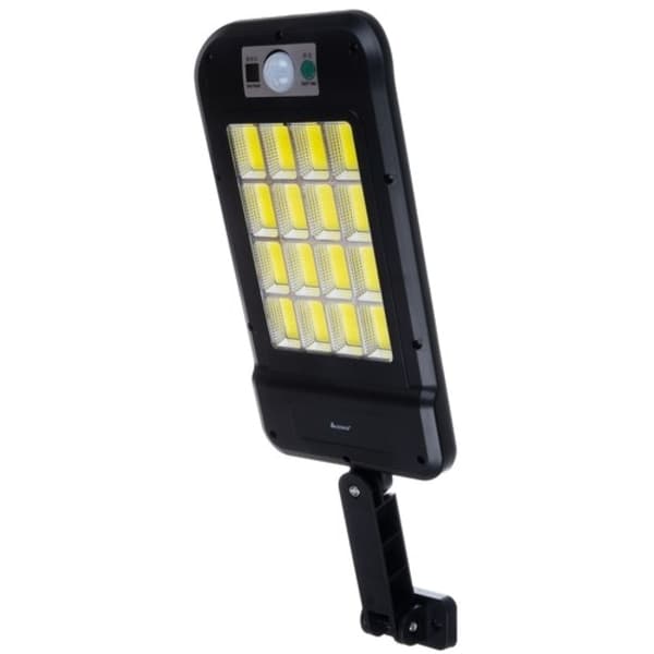 Solcellelampe med bevægelsesdetektor