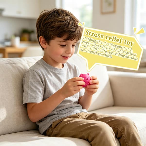Squishy, 4-pack sockerbollsdesign, ångestlindrande klämleksak för sensorisk lek, sensorisk fidget, långsamt stigande squishy stressbollar