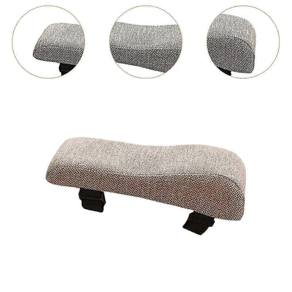 Kontorstol Armlænspude Ergonomisk Design Højdensitetssvamp Universal Vaskbar Kaffefarve