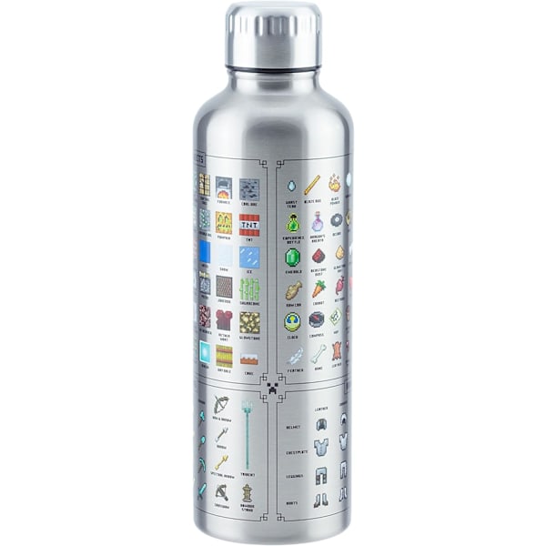 Metall Vannflaske, Lekkasjesikker Reiseflaske for Varme og Kalde Drikker, 470ml (16 fl oz)