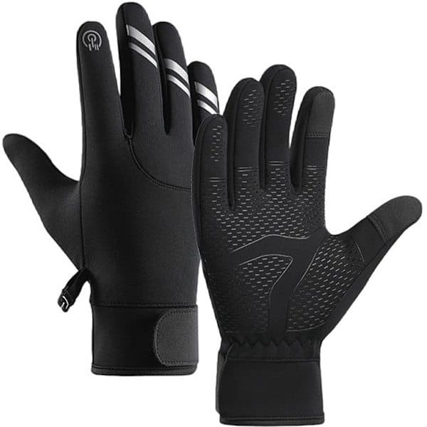 Vinterhandsker til kvinder og mænd, 2-fingers touchscreen-handsker, løbehandsker, cykelhandsker, kørehandsker, varme handsker, vinterfiskehandsker