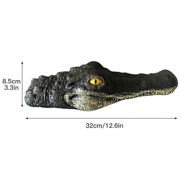 Krokodillehode Hagedam Flytende Dyrepynt Parkbassengdekorasjon Simuler (32CM)