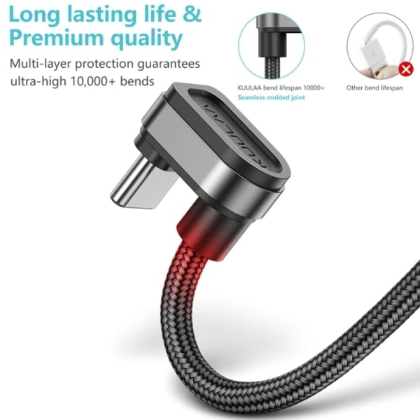 USB Type-C hurtigladekabel - 2m