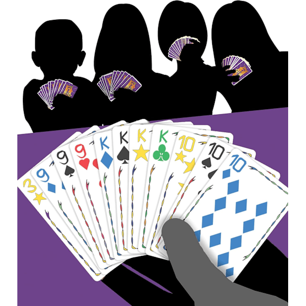 Five Crowns | Familjekortspel | Familjeresespel | Familjekortspel för resor | Ålder 8+