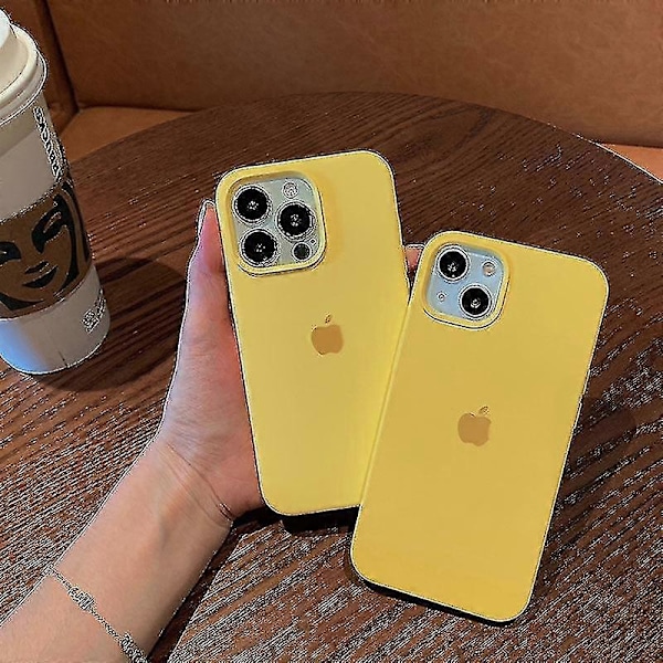 Silikonskal för iPhone 13 Yellow