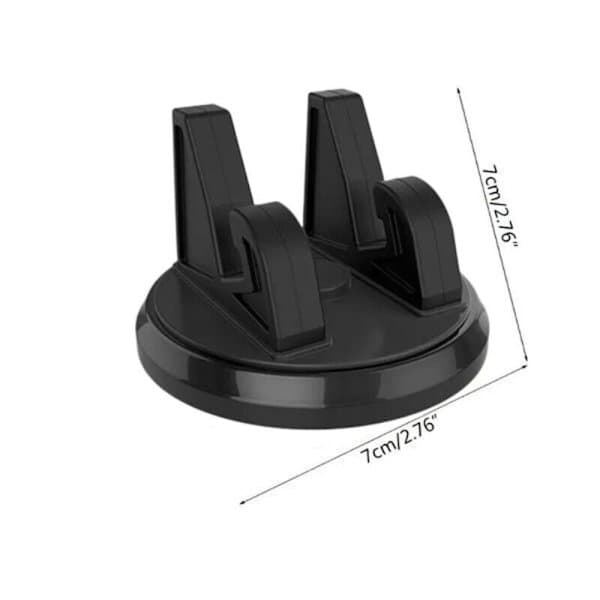 Biltelefonholder Telefon & GPS Holder SORT sort