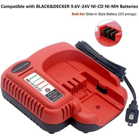 Til Black & Decker BDFC240 9.6V-24V Elværktøj NiMH NiCd Batterioplader