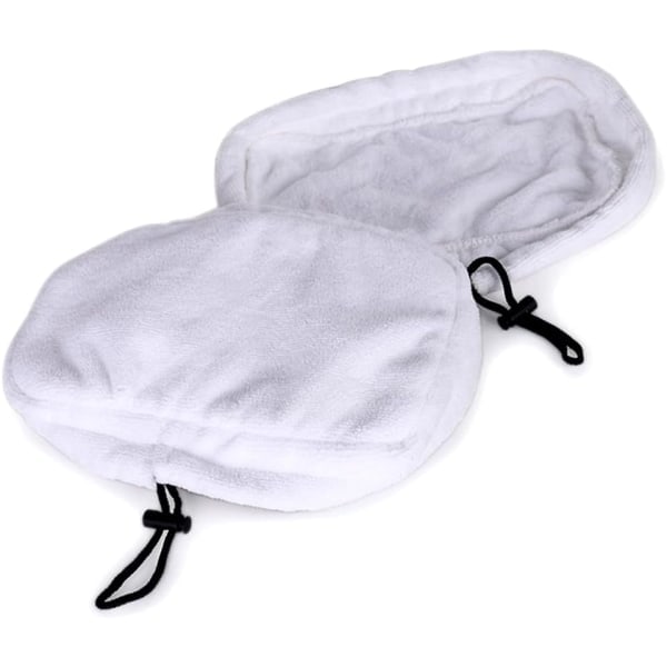Steammopp 8 Deler Mikrofiberklut Mikrofiber Steam Rengjøringsputer Vaskbare Mopp Reservedeler