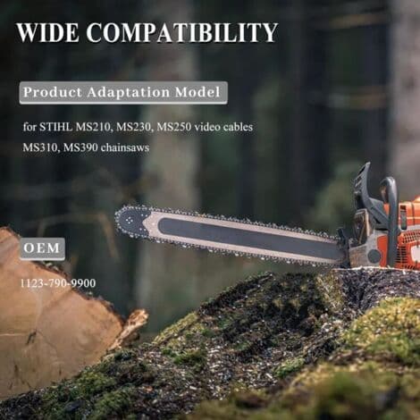 Sett med ringformede støtdemperfester for STIHL motorsager 029 039 MS210 MS250 MS230 MS290 MS310 MS390