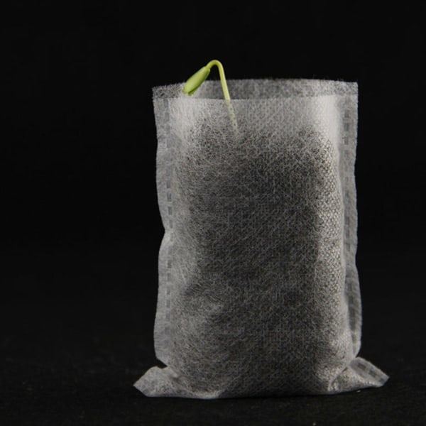 100-pakke - Tomme frøposer / poser til frøplanter - Plante hvid