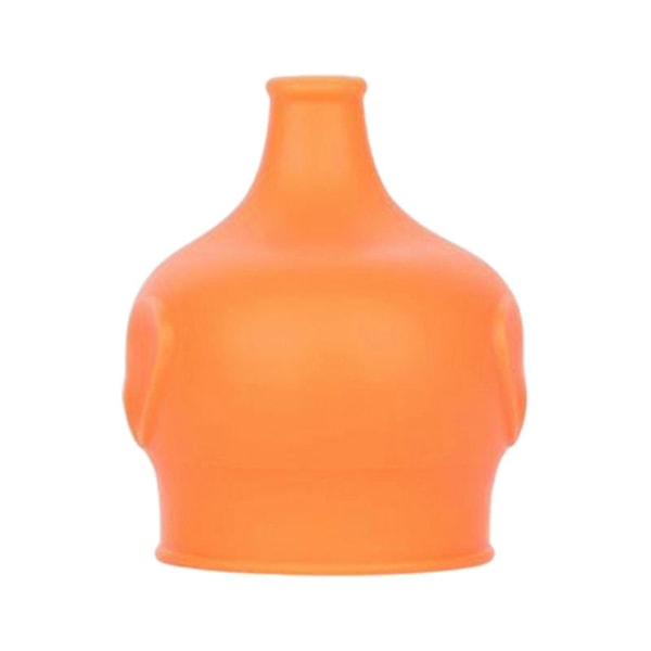 Silikone Drikketud Låg med Tud Kaffekrus Låg Dækning til Krus Glas Kopper Orange