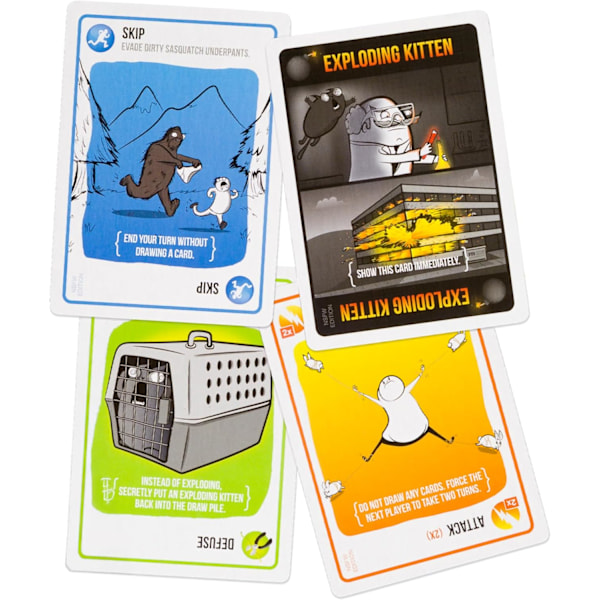 Exploding Kittens NSFW - Kortspill for voksne og tenåringer - Et russisk rulett-kortspill (Emballasjen kan variere)