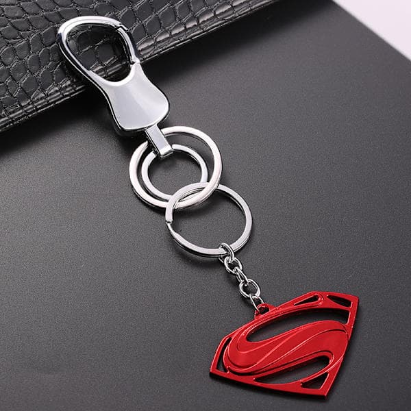 st Superman Logotyp Nyckelring i Metall