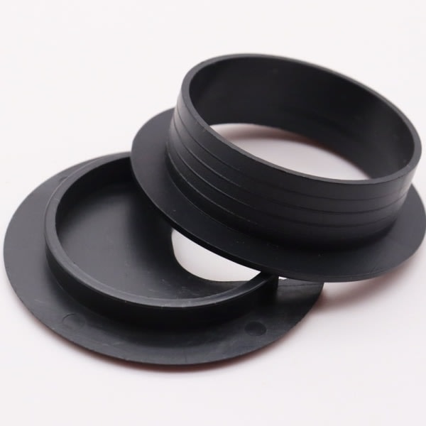 10-pak (50 mm/2 tommer monteringshul diameter) Sort skrivebordskabel