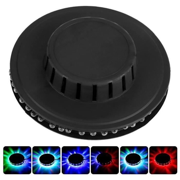 Scenebelysning - 110V-220V 5W - 48LEDs Partybelysning - RGB Lydkontroll