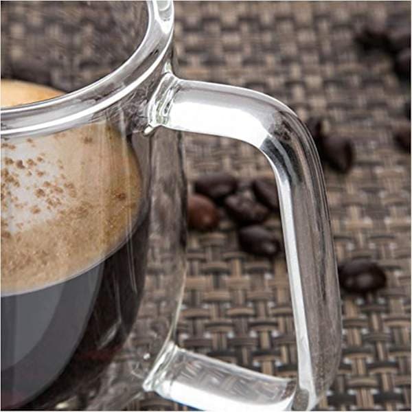 Dobbeltvegget krus, 2 stk. dobbeltveggede kaffekopper