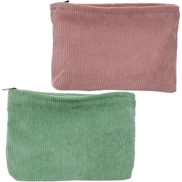 2 stk. Toalettveske for kvinner, Sminkeveske, Sminkeveske, Reise-toalettveske, Reise-toalettveske, Liten toalettveske for kvinner og jenter, 26 * 18 cm