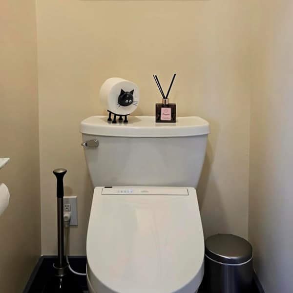 Toiletpapirholder til kat, opbevaringsstativ til papirruller kat cat