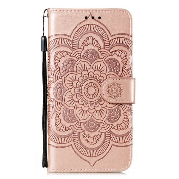 Samsung A35 mobilskal med snodd, roséguld