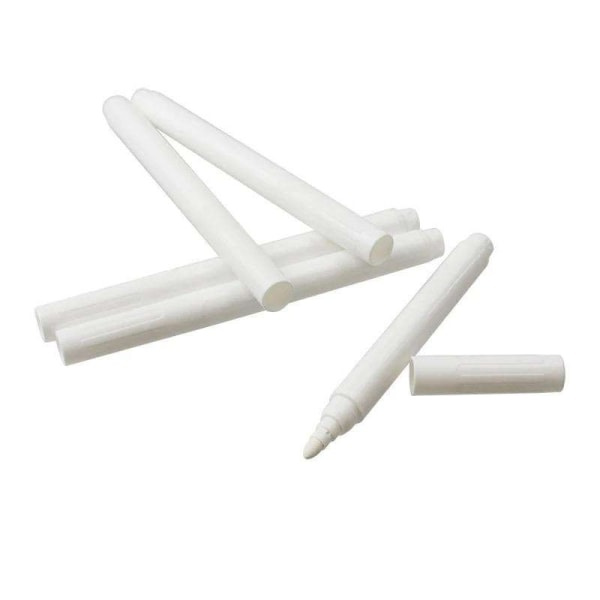 3-pack Scribble-pennor - Kritpenna för Scribble Board Vit Vit