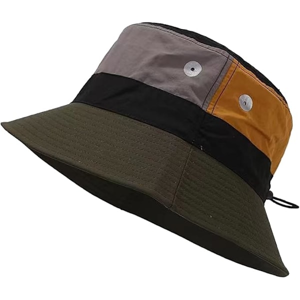Unisex Kokoontaitettava Aurinkohattu Kalastajanhattu Vedenpitävä Aurinkohattu Kesä Ranta Ulkoiluhattu Negro