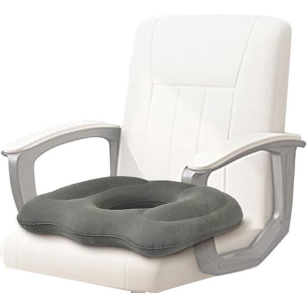 Setepute - Ergonomisk setepute for halebenet til kontorstol - 46*40cm - Grå
