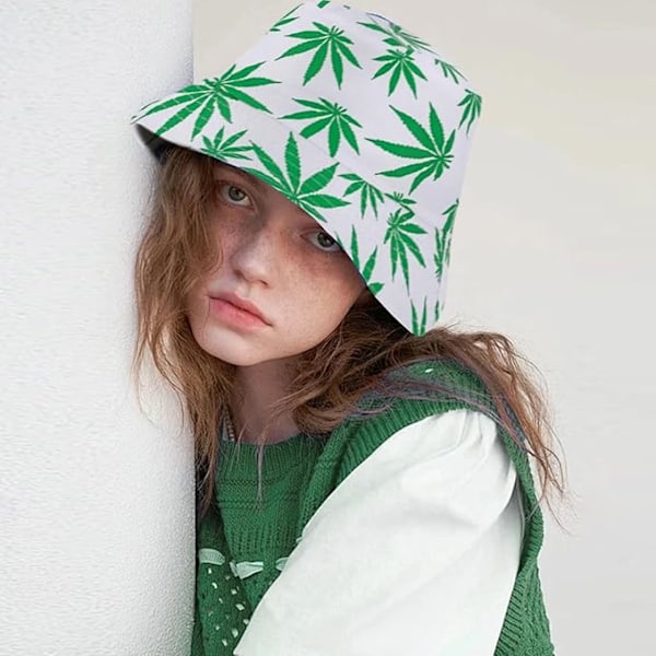 Pieces Fisherman Hat Fisherman Cap, Bucket Hat Fiskehue Sommerhat, Foldbar Bucket Hat Strand Solhat til
