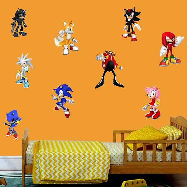 Sonic the Hedgehog Väggdekal för Barnrum