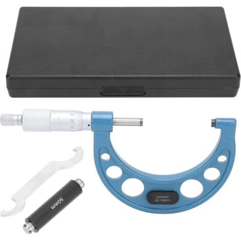 Extern spiralmikrometer 50-75 mm Exakt mekaniskt mätinstrument